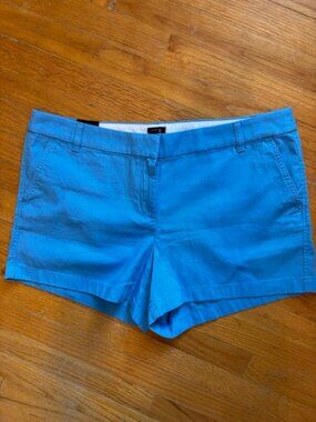 J. Crew 3.5" Classic Chino Short in Mountain Bird Blue Women's Size 16